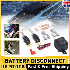 Wireless Remote Relay Master Kill Cut-off Switch Isolator Car Battery Disconnect