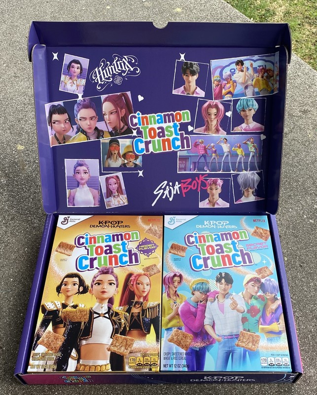 Cinnamon Toast Crunch x KPop Demon Hunters Box Set (2 Boxes) BRAND NEW/SOLD OUT 