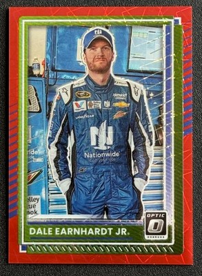 2025 Donruss Optic Racing #62 Dale Earnhardt Jr Red Velocity Prizm #103/199