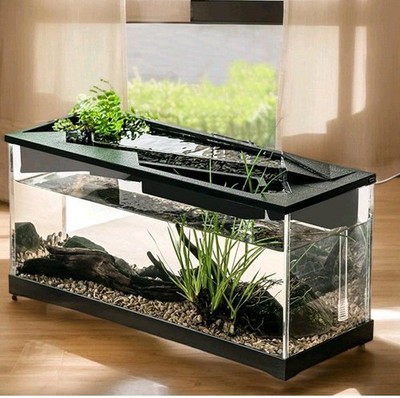 Kleines Aquarium Acryl klar Schreibtisch Aquarium mit Filter Aquarium