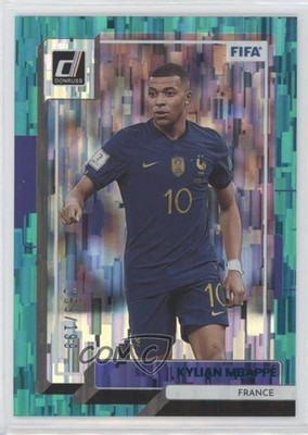 2022-23 Panini Donruss Teal 159/199 Kylian Mbappe Kylian Mbappé #51 0kr0