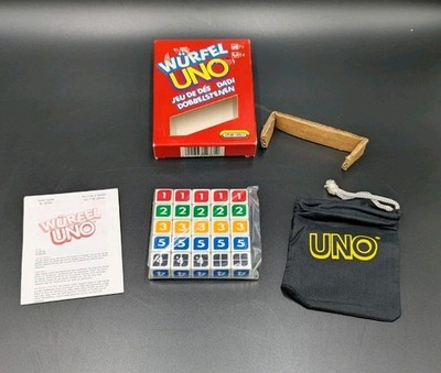 Würfel Uno, Spear Spiele Würfelspiel Reisespiel Mattel 1996 Vintage Rar, OVP