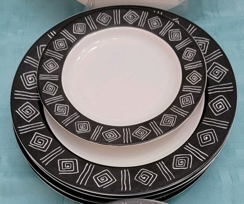 Furio SPHINX Pattern Plates Black & White Geometric Aztec. U Pick