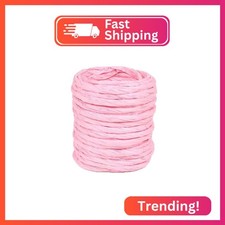 15Yard Raffia Paper Ribbon, 4mm Paper String Colorful Twisted Craft Rope Wrappin