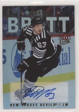 2021-22 Upper Deck Fleer Ultra Silver Rainbow Foil Jesper Bratt #14 Auto um0