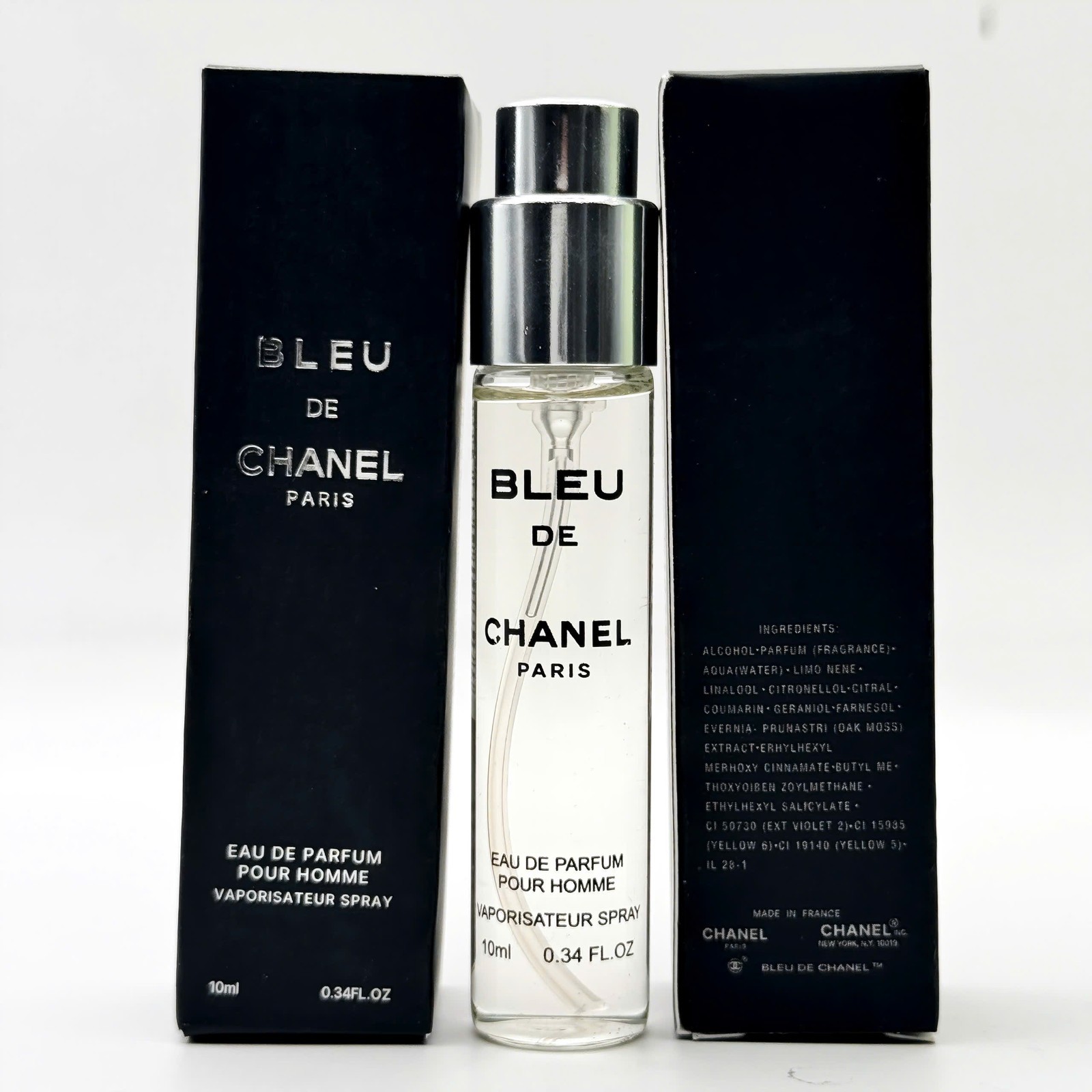 CHANEL BLEU DE CHANEL EDP POUR HOMME SAMPLE SPRAY 10ML/0.34OZ(Original Bottle)👔
