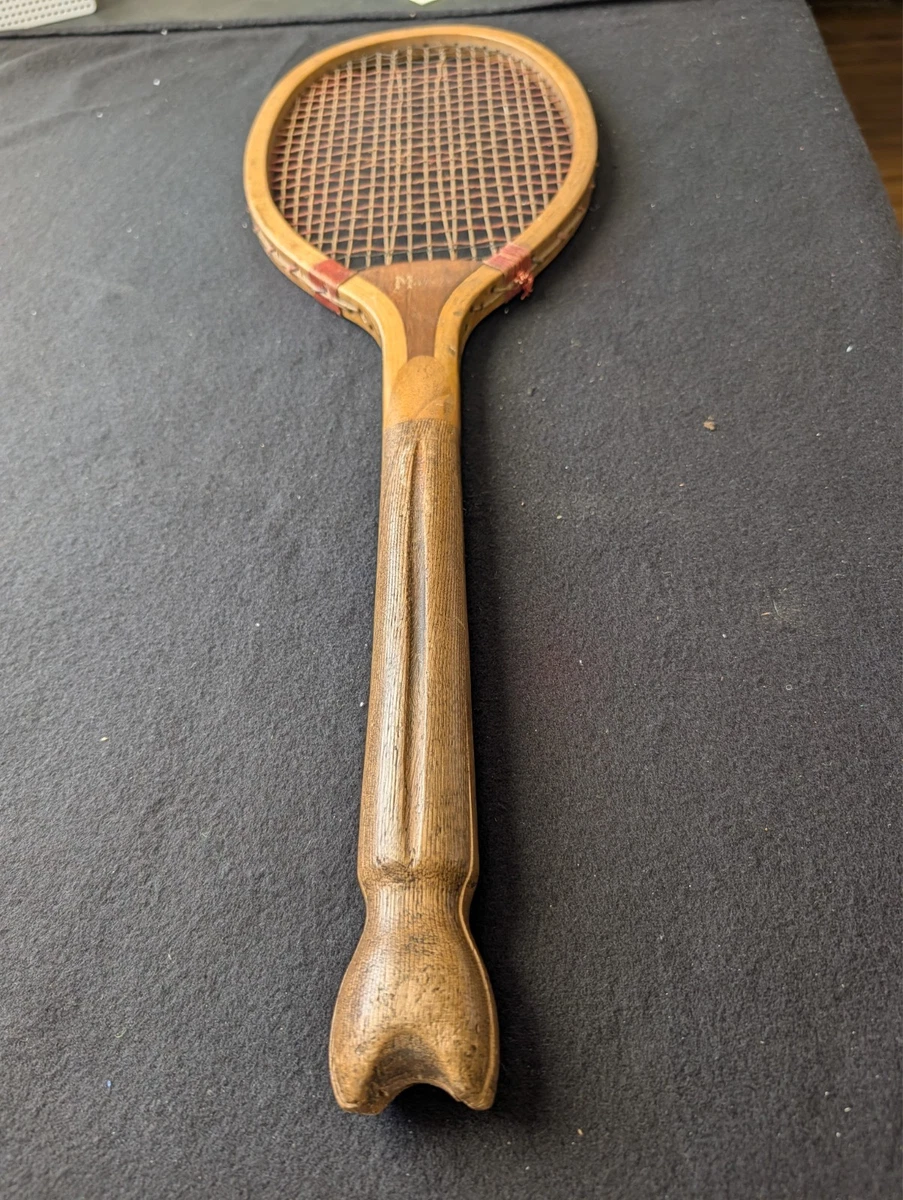 Ancienne Raquette De Tennis Albion - Rare - 1900-1920 - Cordage Cassé