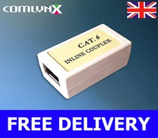 10 x GIGABIT Cat6 Inline RJ45 Ethernet Coupler Junction Box Extender Joiner Box