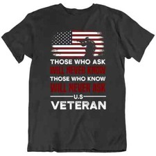 Army Military Patriotic US Flag American Veteran Hero T Shirt Tee Gift New