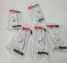 QTY 5 TayMac Masque AD70W Rectangle Toggle Wall Switch White Cover Up