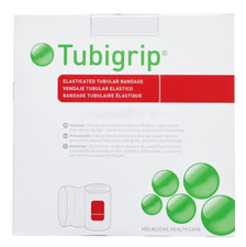 Vendaje de soporte de pierna tubular elástico Molnlycke Tubigrip, 41/2" x 11 yardas - Caja de 1
