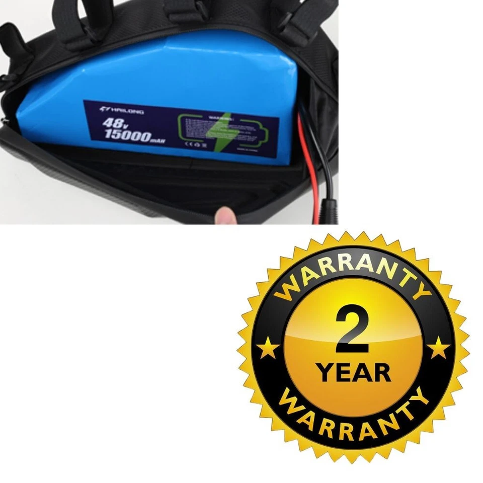 Batería H HAILONG 36V 48V 52V ebike Batería Recargable y Cargador y Bolsa Foto 4 de 4