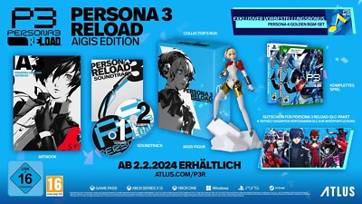 Persona 3 Reload AIGIS Edition Collector Box PS5 Playstation 5 NEU OVP