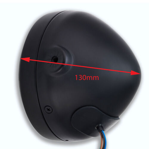MOTORRAD SCHEINWERFER KLAR GLAS SCHWARZ SUZUKI GSF BANDIT 400 1200 600 650 1250 - Bild 7 von 7