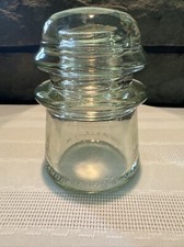 SALE!! Clear Glass ARMSTRONG No2 Insulator 54 -MADE IN USA- BBI#23