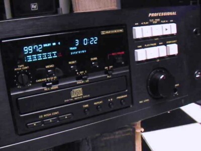 Marantz PMD-350U Professional CD/Tape Combo Player..Rare Vintage
