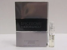 Spicebomb Viktor & Rolf Men Lot of 3 x 0.05 oz Sample Vials Eau de Toilette 