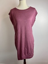 ATHLETA Women’s S | M Criss Cross Sleeveless Modal Lightweight Dress Mauve