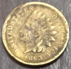 1863 Indian Cent One Penny  Lot Y2762