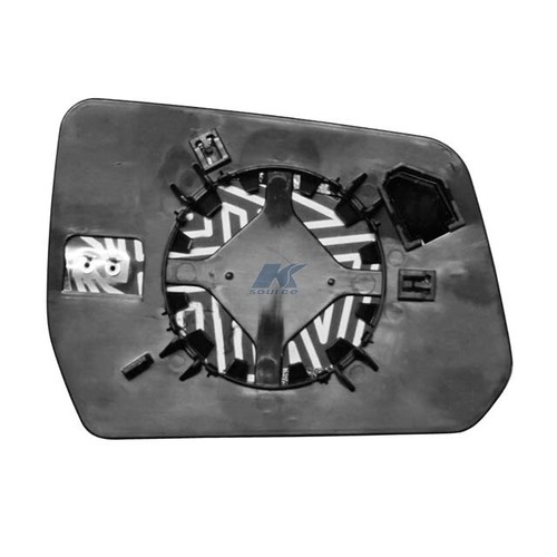 Driver Left Side Mirror Glass Heated Fit 2018-2020 Chevy Traverse Backing Plate - Picture 2 of 2