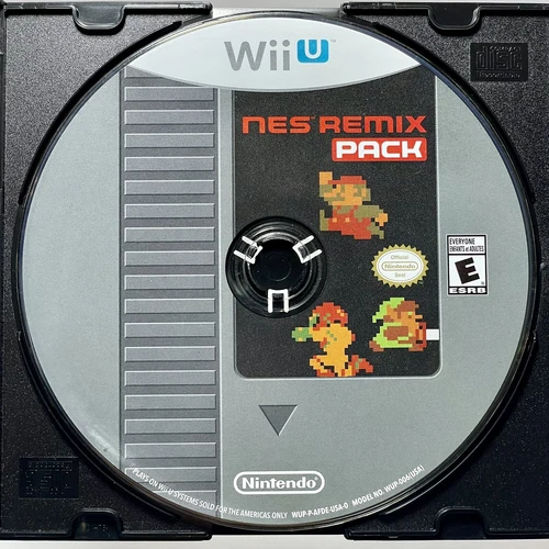 NES Remix Pack Wii U (Nintendo Wii U, 2014) Game Disc Only Tested Fast Shipping