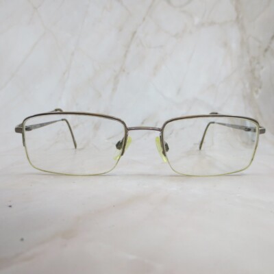 Charmant Aristar Eyeglasses Frame AR6768 Men's Gunmetal Gray Half Rim 52-19-145