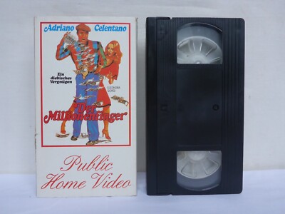 VHS Der Millionenfinger Adrian Celentano Public Home Video FSK: 12