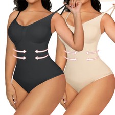 Women Slimming Shapewear Extra Firm Control Full Body Shaper Girdle Bodysuit XL