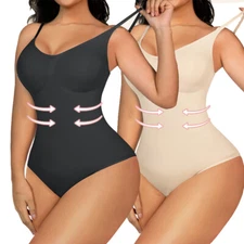 Women Slimming Shapewear Extra Firm Control Full Body Shaper Girdle Bodysuit XL
