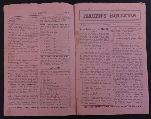 1929 Great Britain Philatelic Trader and Fraud Reporter Booklet - Bild 5 von 9