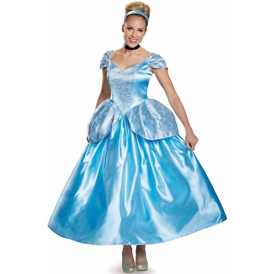 Disney Princess Cinderella Prestige Adult Costume Medium 8-10
