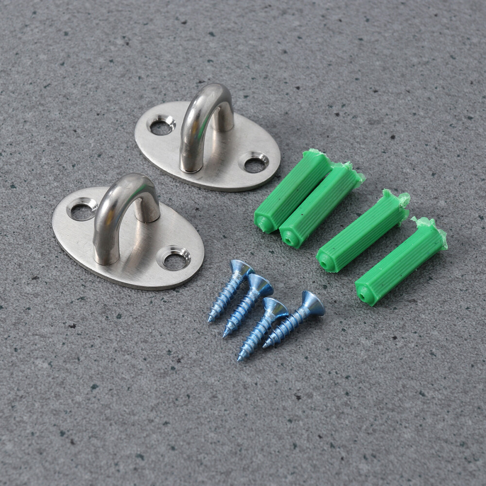 2 PCS L Brackets Heavy Duty Wall Hanging Hooks Decorative Stainless