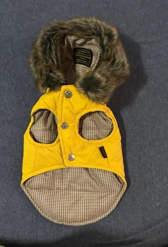 Puppia Hollis Winter Reversible Hooded Winter Dog Coat -Small