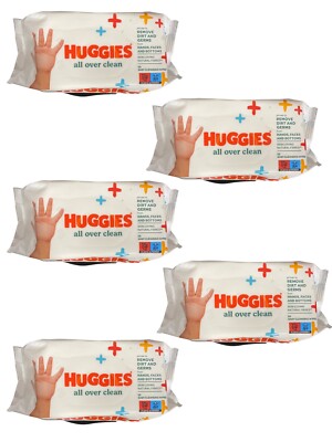Pack Huggies All Over Clean Baby Wet Wipes 56 wipes Each pack