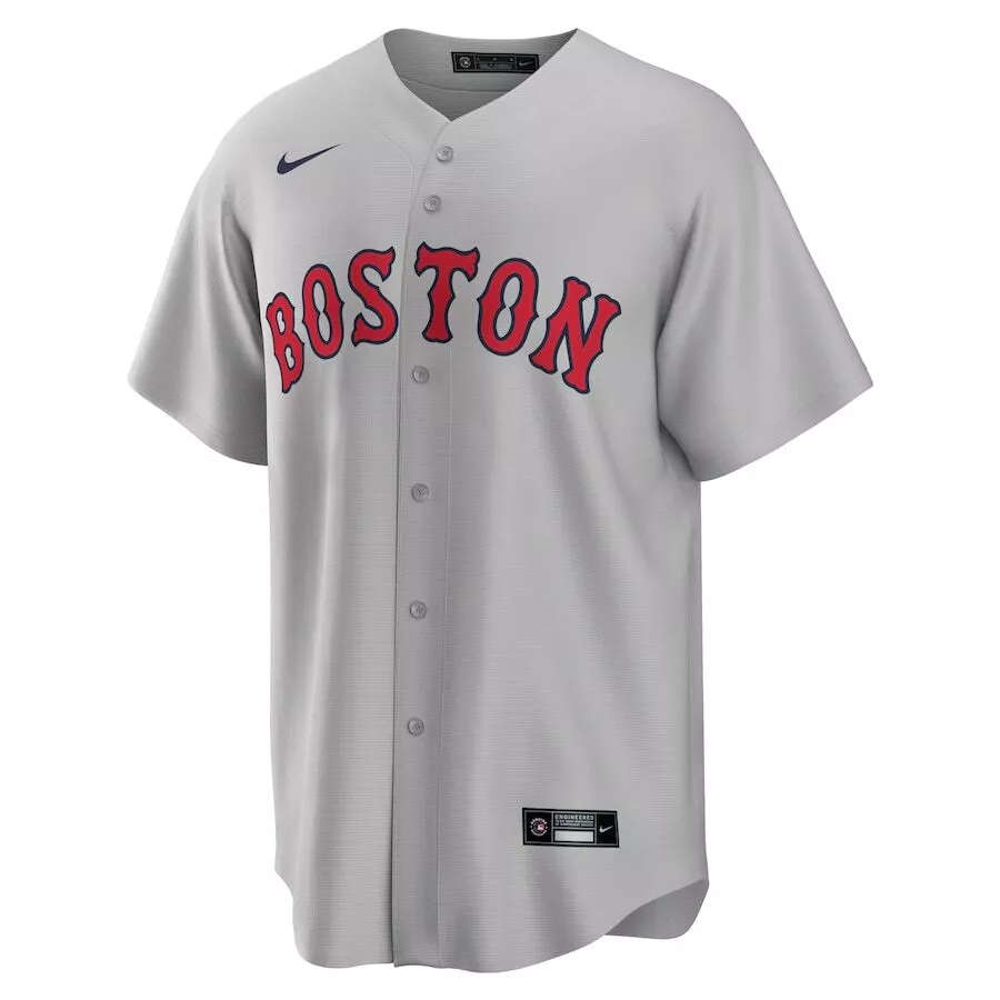 Boston Red Sox David Ortiz #34 Nike Men's Gray Road Official MLB Player  Jersey