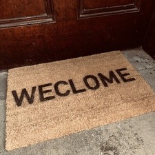 ?WECLOME? Coir Doormat Still Game Scottish Comedy Jack And Victor Front Door Mat