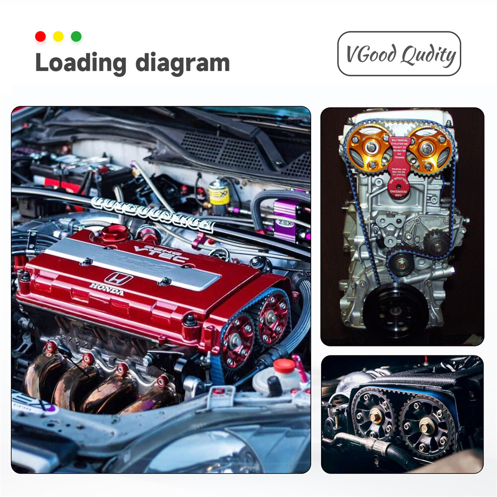 Timing Belt +Cam Gear Pulley For Acura Integra B18C DOHC VTEC GSR 9401