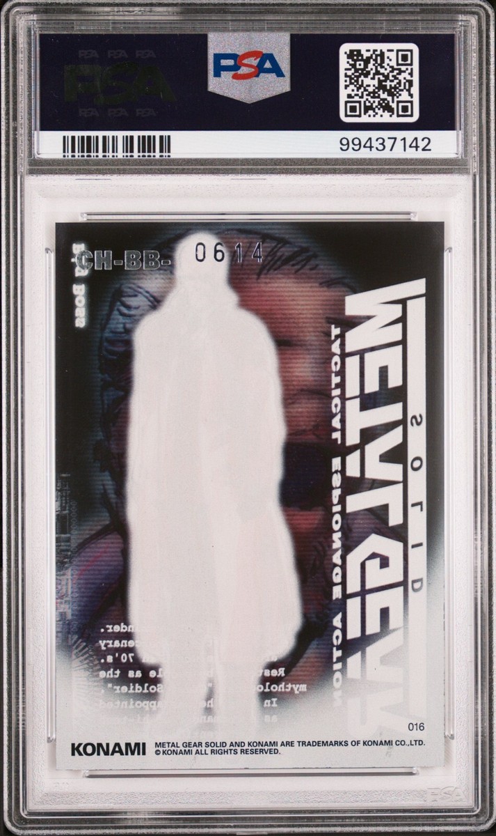 1998 Konami Metal Gear Solid Trading Card #16 Big Boss | PSA