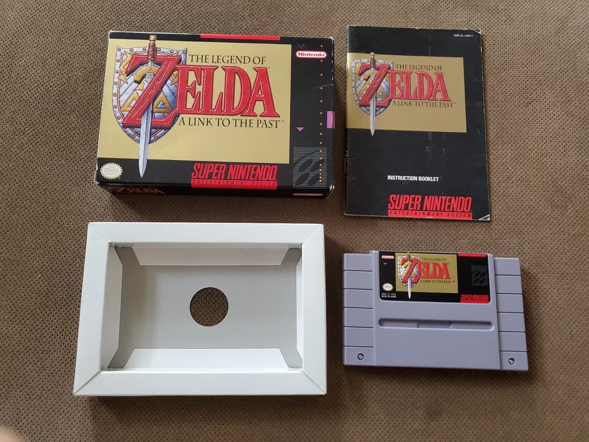 LEGEND OF ZELDA: LINK TO THE PAST Complete CIB Nintendo SNES