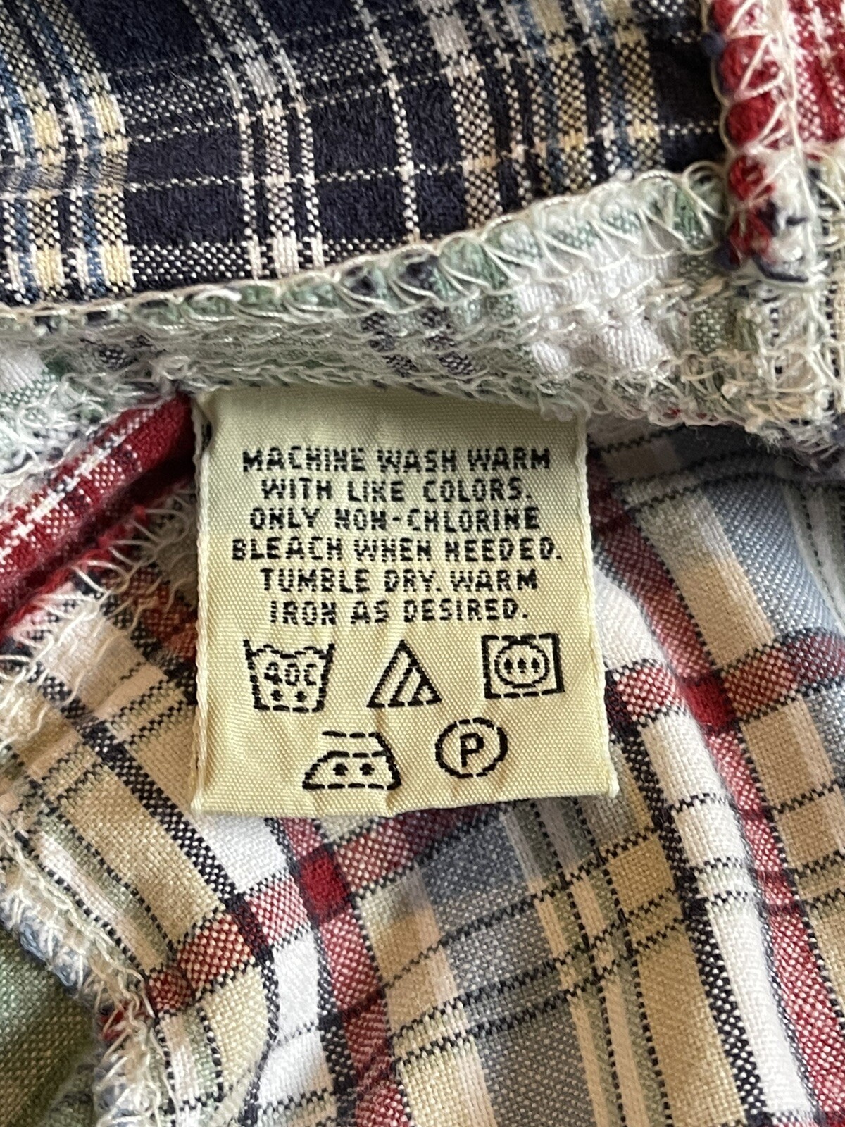 Eddie Bauer Men's Patchwork Plaid Button Down Shi… - image 6