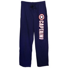 Captain America Unisex Pajama Pants Blue