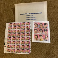 Elvis Presley 29 (32 Count) Stamps, With Colombian Exhibition Chicago 92s 