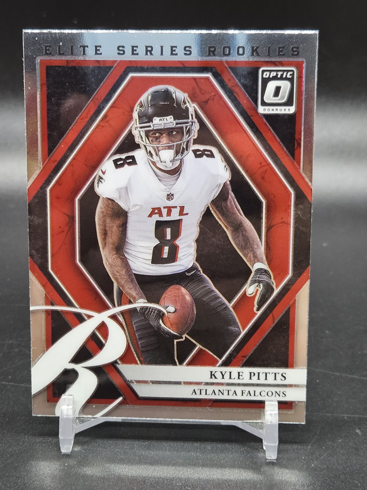 2021 Donruss Optic Elite Series Rookie - Kyle Pitts - ESR10 - Atlanta Falcons