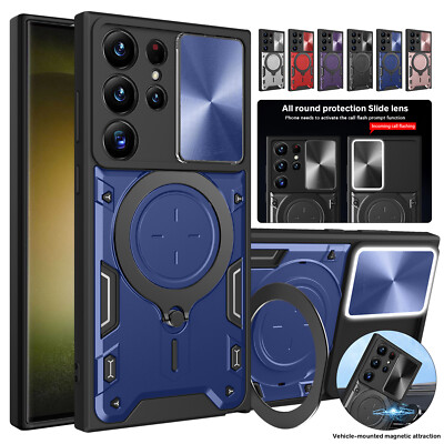 Magnetic Case for Samsung Galaxy S23 Ultra S22+  A54 A53 A52 S21 Ring Cover