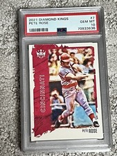 PSA 10 GEM MINT BASEBALL CARD 2021 DIAMOND KINGS PETE ROSE CINCINNATI REDS