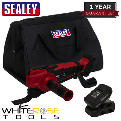Sealey kabelloses oszillierendes Multi-Tool-Set 20 V 2 Ah