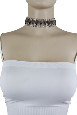 Damen Halsband Antik Silber Metall Maya Stil Anhnger Modeschmuck Set |  eBay.de