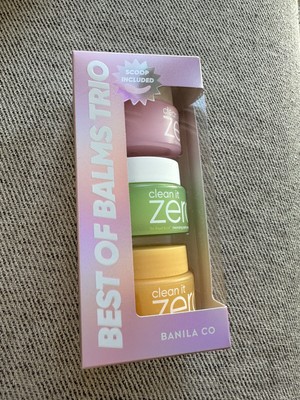 Banilla Co Clean it Zero Best of Balms Trio New