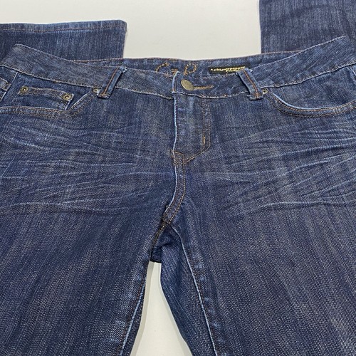 C7P Chip & Pepper Blue Jeans Steamer Lane Skinny Junior’s 11 W32 L31 Mid-Rise - Picture 3 of 10
