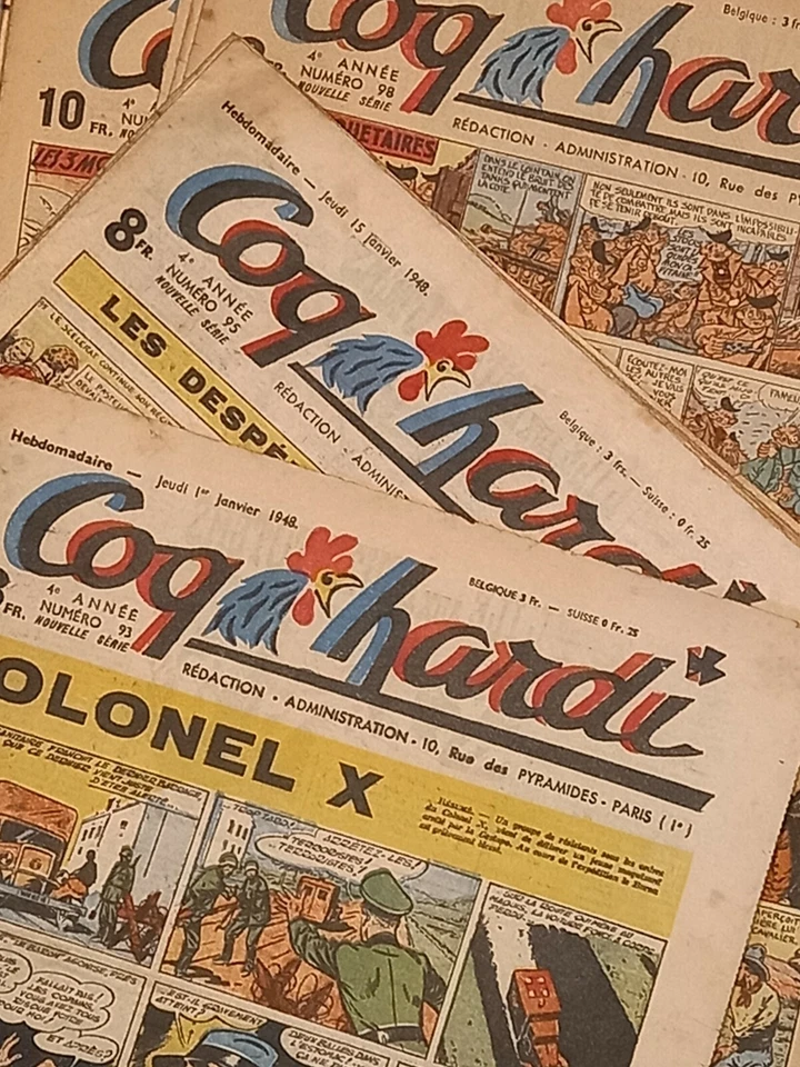 COQ HARDI Marijac EO revue journal BD enfant jeunesse 1 numéro au choix. 1950 - Photo 1/1